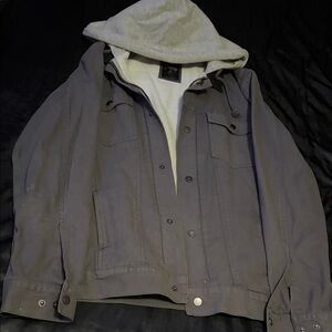 Vans Men's Charcoal Hooded Jacket